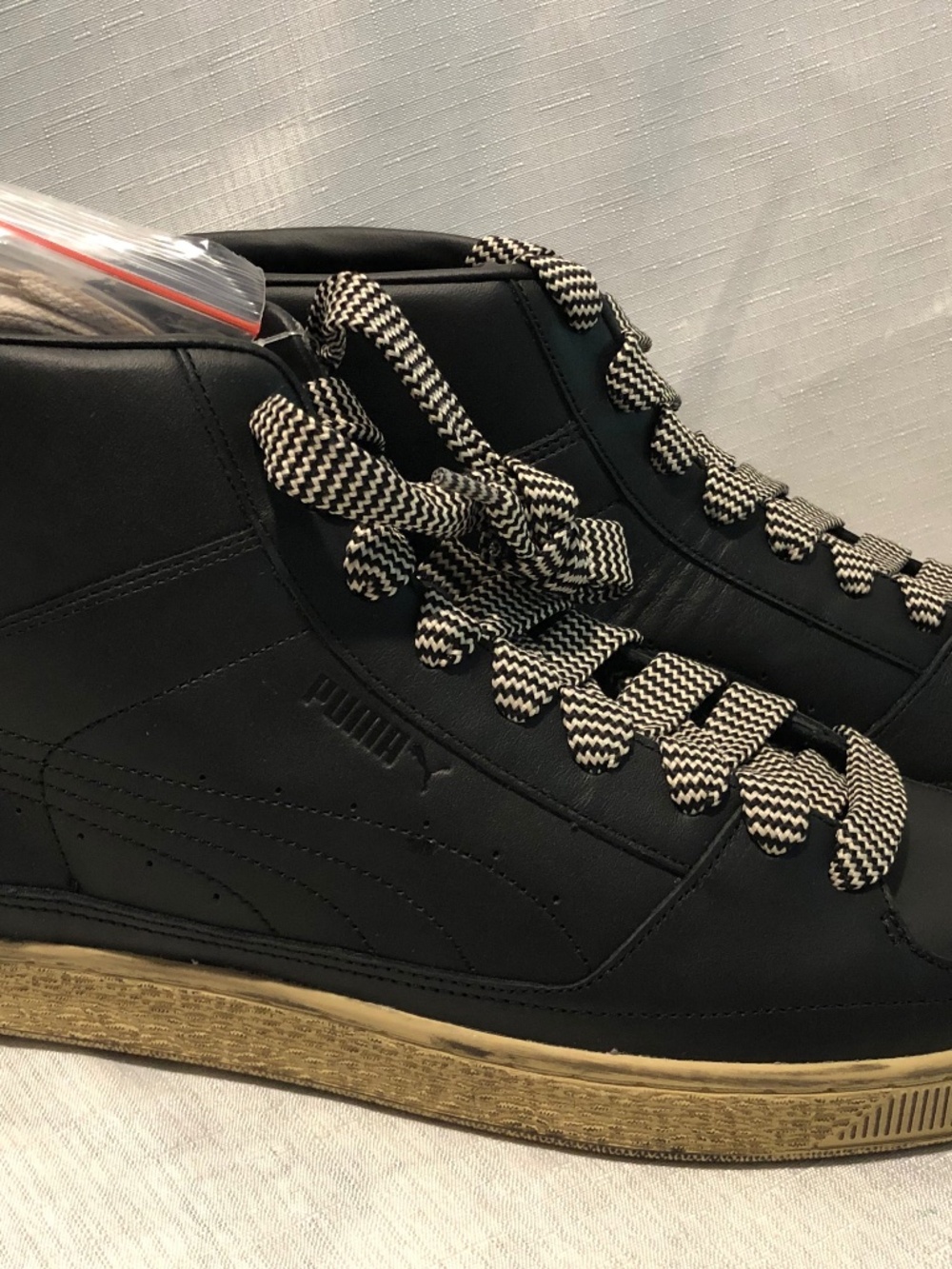Puma Suede Mid x Rhuigi Men's Sneakers, Size 14, Black, New in Box